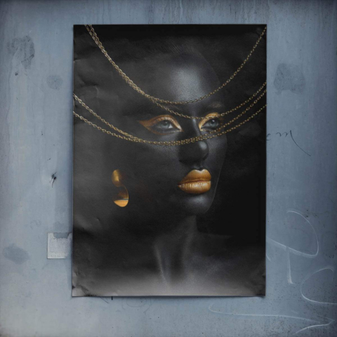 Schwarzes Gold Poster