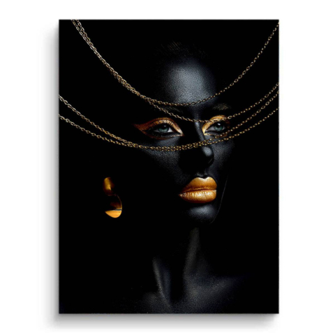 Schwarzes Gold PVC Matt