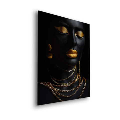 Goldener Glamour Dibond Matt